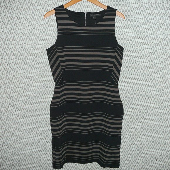 Banana Republic Sleeveless Black Dress 10 NWT - Picture 3 of 10
